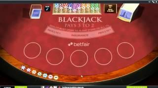 Betfair Casino Demo - Blackjack | ClubMikeV