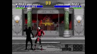 Mortal Kombat 3 Ultimate (Sega Genesis/Megadrive) - Noob Saibot Reset Combo (100% Damage)