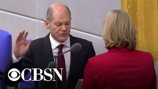 Germany swears in new Chancellor Olaf Scholz