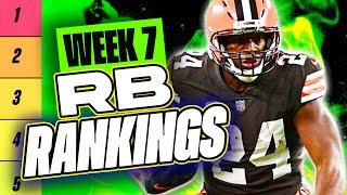  NEW Top 36 RB RANKINGS for Week 7 Fantasy Football  | Fantasy Football Rankings