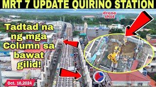 MRT 7 UPDATE QUIRINO STATION| LAGRO Q.C.|Oct. 16 |build better more | build3x