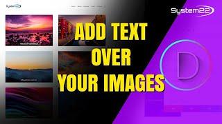 Divi Theme Text Over Image Using CSS