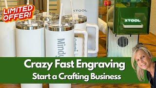 Crazy Fast Engraving / Start a Craft Business with the XTOOL F1