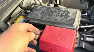 Replace battery on 2018 Sierra and Silverado and Suburban