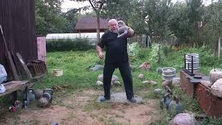 53 KG KETTLEBELL LEFT HAND FLIPPING HANDLE 50 MM ЖОНГЛИРОВАНИЕ С ГИРЕЙ 53 КГ ЛЕВОЙ С ДУЖКОЙ 50 ММ