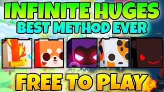 Best New F2P *INFINITE* Huges Method In Pet Simulator 99!