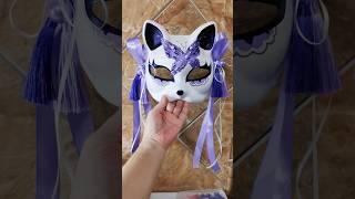 Do you like purple mask? #halloween #cosplay #mask #handwork #shorts #art #diy