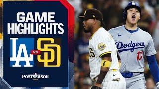 Dodgers vs. Padres Game Highlights (10/9/24) | MLB Highlights