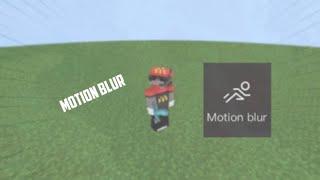 MCPE MOTION BLUR TEST …