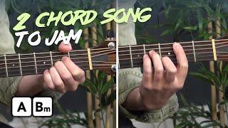 Perfect 2 CHORD SONG to jam with another guitarist - Tennessee Whiskey
