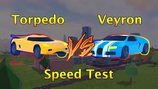 Roblox Jailbreak Torpedo VS Veyron(Old Bugatti)