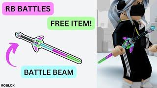 How To Get The FREE Battle Beam Sword in RB Battles (Roblox)