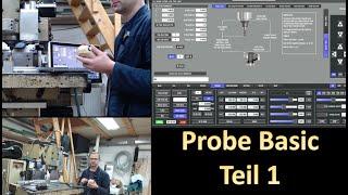 #LinuxCNC: Teil 1 - Installation & Konfiguration von Probe Basic (Axis zu Probe Basic wechseln)