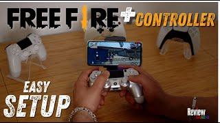 How to Play Free Fire with Any Controller [ PS4|PS5|XBOX|ANY ] EASY SETUP 2024