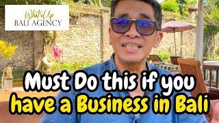 Must do if you have business in Bali - Bali Travel Regulation