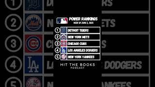 MLB Power Rankings for the week of 6/3/2025!️