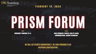 PRISM Forum #1 with Erica Rodriguez-Pompen