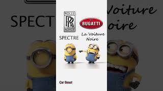 Bugatti La voiture noire VS Rolls-Royce Spectre funny#car #sportscar #asmr #tiktok #automobile #fyp