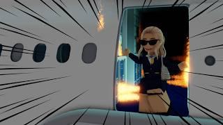 WE HAD TO EVACUATE THE BURNING PLANE *Cabin Crew Simulator Ep11* | roblox