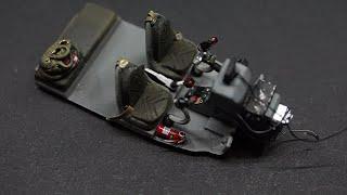 AEROSPATIALE SA341D/F Gazelle Fujimi 1/48 Lebanese Air Force SA342L - part 1-2 The Cockpit