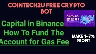 Cointech2u: How To Fund Account to Activate Gas fee