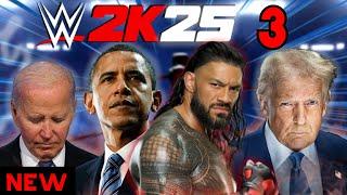 US Presidents Play WWE2k25 - Pt.3 (Trump vs Reigns)