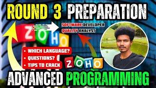 Zoho advanced programming round questions | zoho level 3 questions | Crack interview in Zoho round 3