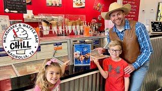 Cowboy Jack & the Kids Go Wild for Milkshakes at Chill Milkshake & Waffle Bar!