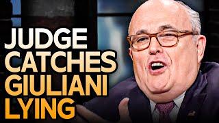 Rudy Giuliani Panics And Backtracks After Judge Catches Him Lying