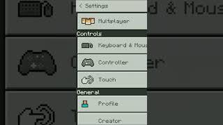 how to turn on/off split control in mcpe before 1:20 #trending