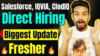 Salesforce, CloudIQ, IQVIA, Wipro Biggest Hiring | OFF Campus Drive For 2026, 2025, 2024 ,2023 Batch