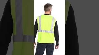 Carhartt Screen Printed ANSI Class 2 Mesh Zip-Front Vest - For Men - Buy at ApparelnBags.com