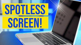 How To Clean A Macbook Screen Without Streaks | Safely Clean Your Macbook Pro Screen in 2 Minutes!