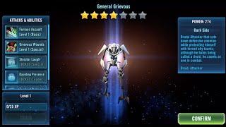 Star Wars Galaxy of Heroes: General Grievous Unveiling and Mods Aftermath