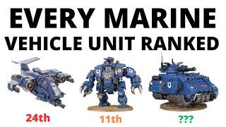 Every Space Marine Vehicle Unit Ranked - Best Tanks and Dreadnoughts in the Codex?