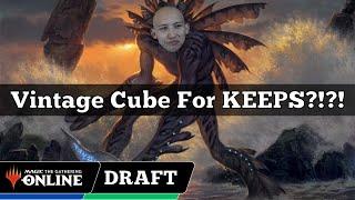 Vintage Cube For KEEPS?!?! | Vintage Cube Draft | MTGO