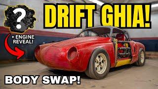 DRIFT GHIA! Body Swap & ENGINE REVEAL! [Ep 3]