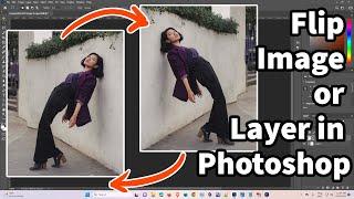 How to Flip an Image or Layer in Adobe Photoshop - Multiple ways