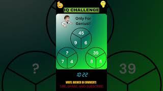 "Mind Mastery: The Ultimate Math IQ Challenge" #shorts