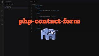 Creating a PHP Contact Form