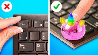 Amazing School Hacks  Funny Fidgets, Squishies And Creative DIY Crafts For Epic School Days