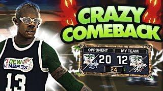 CRAZY INTENSE COMEBACK! | DOWN 20-12 | NBA 2K17 MyPARK