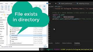 How to check if file exists in directory in python