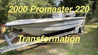 BOAT REBUILD! 2000 Promaster 220 Rehab (Part 1)