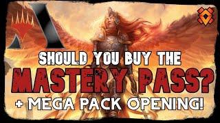 Should You Buy the MTG ARENA MASTERY PASS? Jay Villain Does the Math!  + Mega Pack Opening!