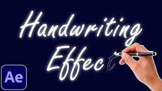 Handwriting Text Effect Animation Tutorial in After Effects | Write On Effect