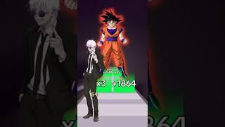 Goku versus Gojo duel(filter)