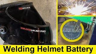 Welding Helmet Battery Replacement