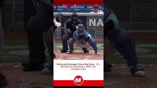 Nationals Manager Dave Martinez: "It's NEVER on Coaching!" After 7th Straight Loss