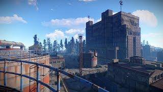 Rust(НАРЕЗКА) Сбили верт на взлетной площадке?Запрыгнул на аир?слили пулики-_-